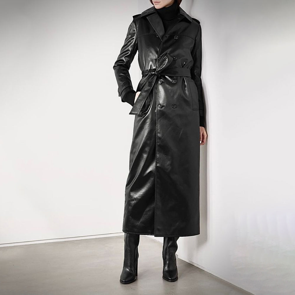 Women's Leather Trench Coats – The Jacket Seller