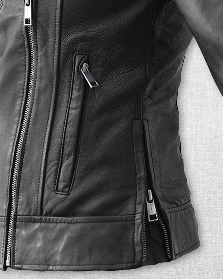 Karen Gillan Inspired Fashion Leather Jacket
