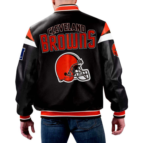 NFL Cleveland Browns leather jacket in USA