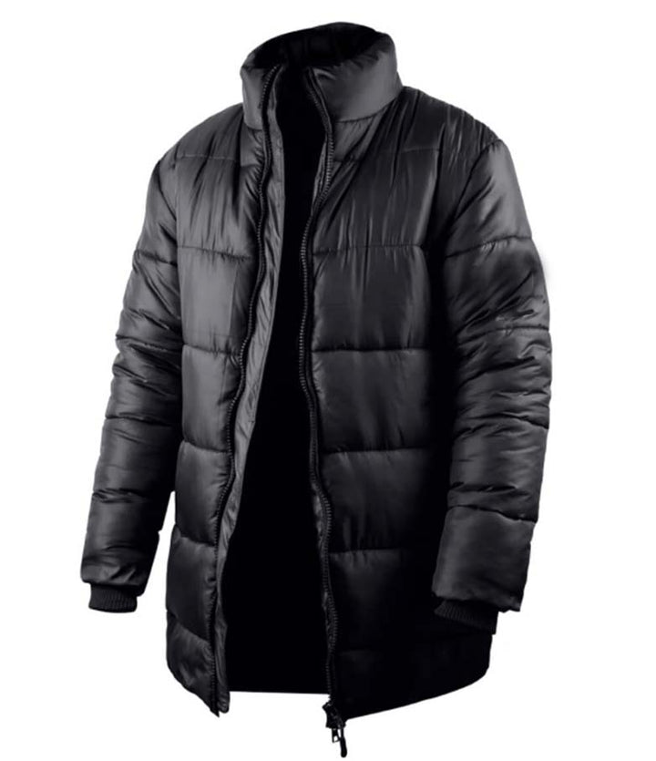 Premium men's black down puffer jacket in USA