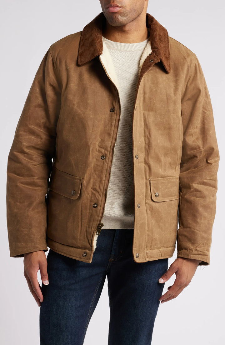 Brown Cotton Jacket Stylish USA Market
