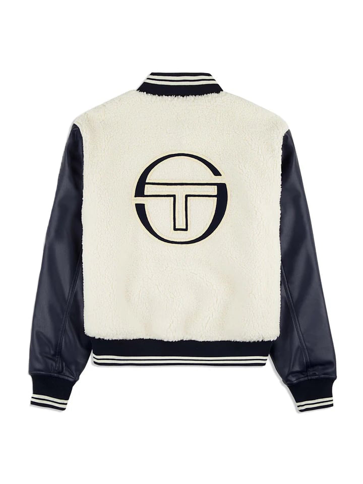 Fur Varsity jacket