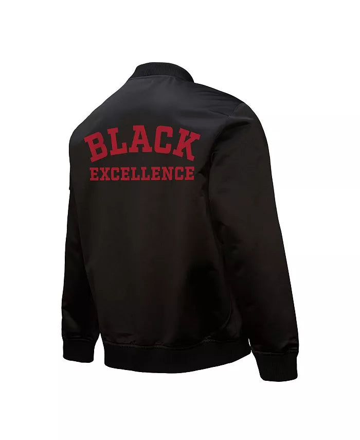 San Francisco 49ers black full-zip jacket women

