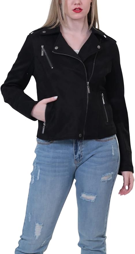 USA Women's Suede Leather Jacket
