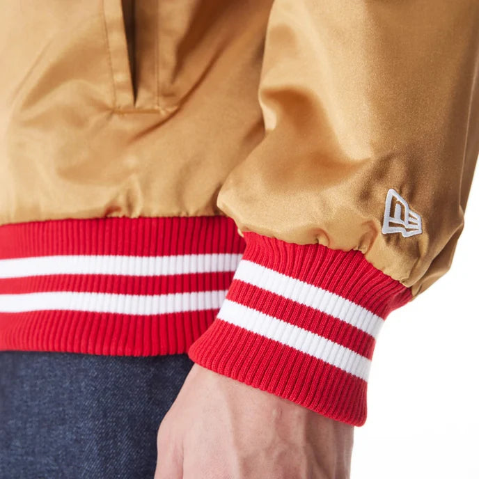 High-quality 49ers satin bomber jacket for game days in USA