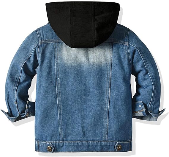 Infant toddler boys button denim jacket coat in American style