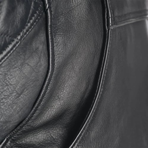 Leather shoulder jacket