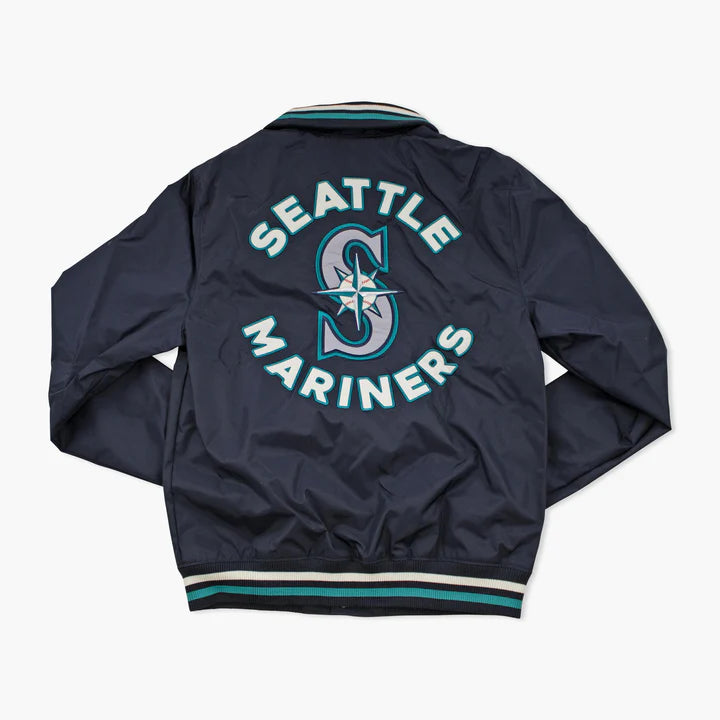 Seattle Mariners Navy Satin Jacket