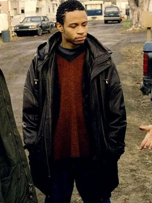 Shop Eugene Byrd 8 Mile Brown Leather Jacket