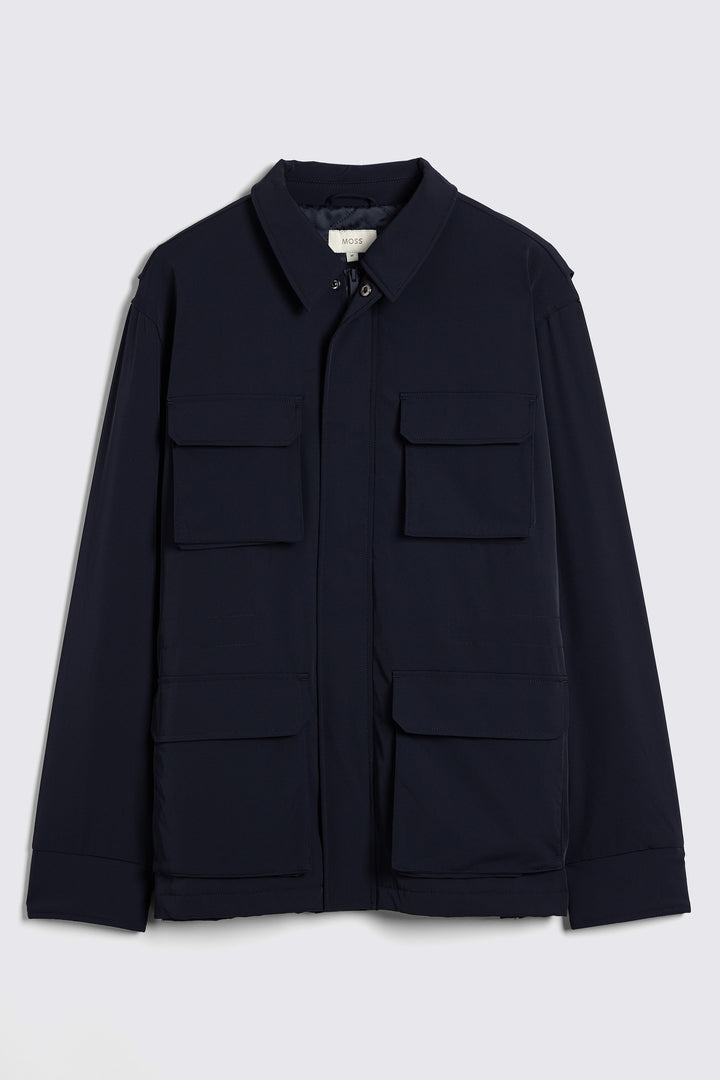 Comfortable navy field jacket for all-season wear in USA