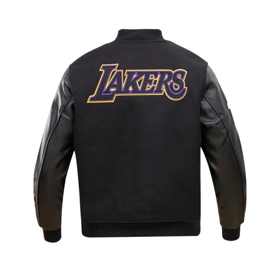 NBA Los Angeles Lakers classic wool men’s varsity jacket in USA