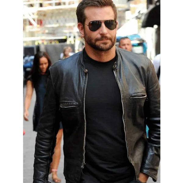 Shop Adam Jones Black Leather Jacket