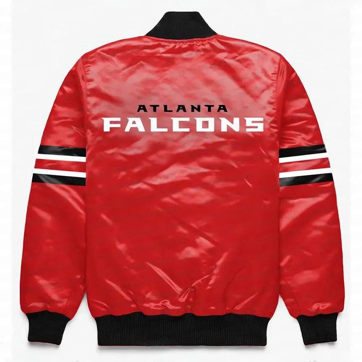 Unisex Atlanta Falcons Satin Jacket with Logo in United state market