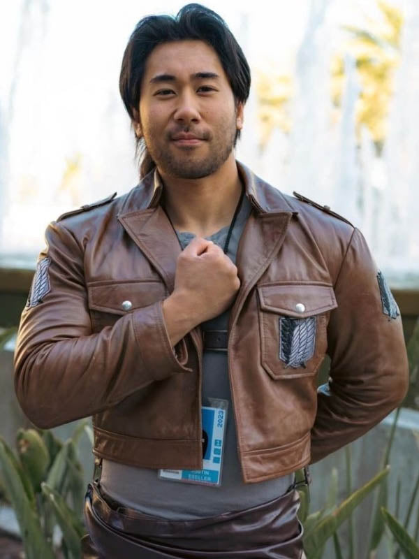 Shop Attack on Titan Scouting Legion Leather Jacket