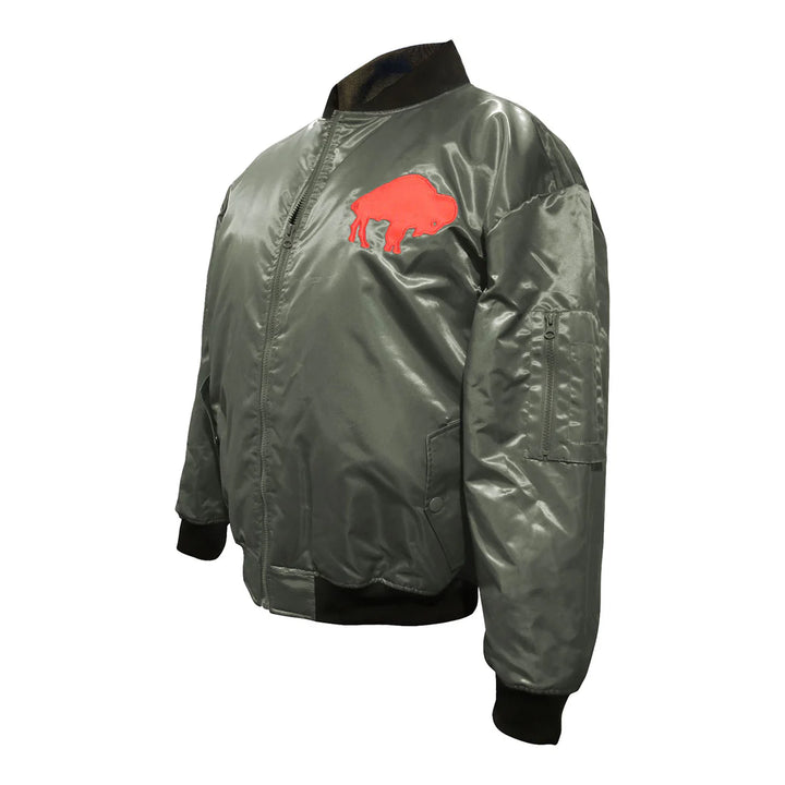 Buffalo Bills Big and Tall full zip jacket front view

