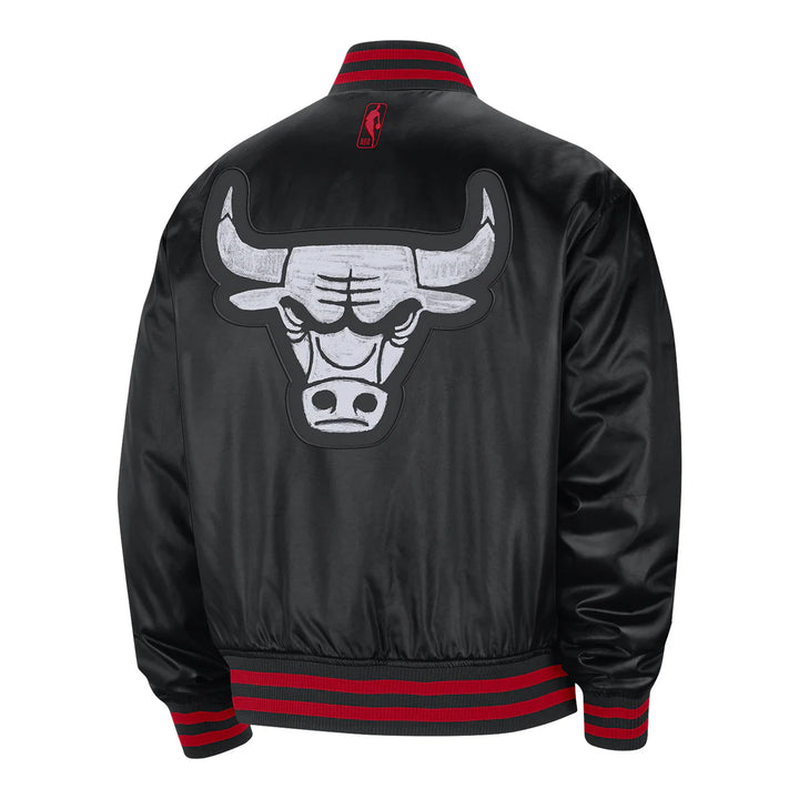 Back View NBA 2023–24 Chicago Bulls City Edition Prime Jacket by The Jacket Seller