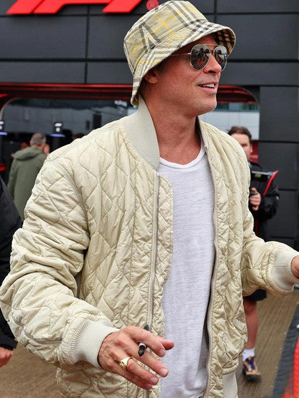 Brad Pitt F1 2025 Quilted Jacket in USA