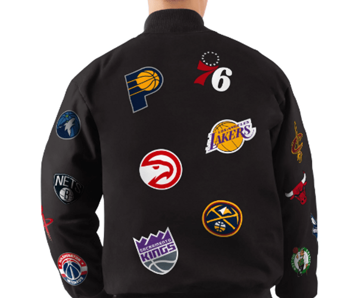 Carl Banks NBA twill college jacket in USA