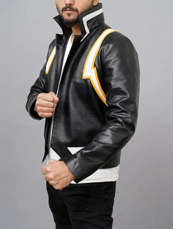 Shop Handmade Denki Cosplay Costume Leather Jacket