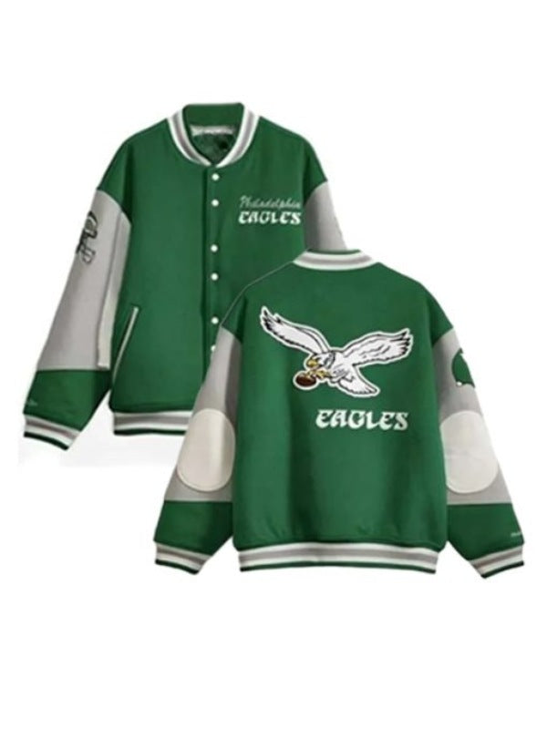 Princess Diana Philadelphia Eagles Wool Varsity Jacket in USA