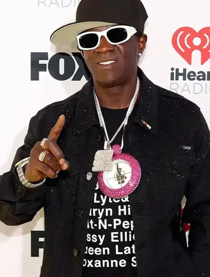 Front VIew Flavor Flav iHeartRadio Music Awards 2024 Jacket