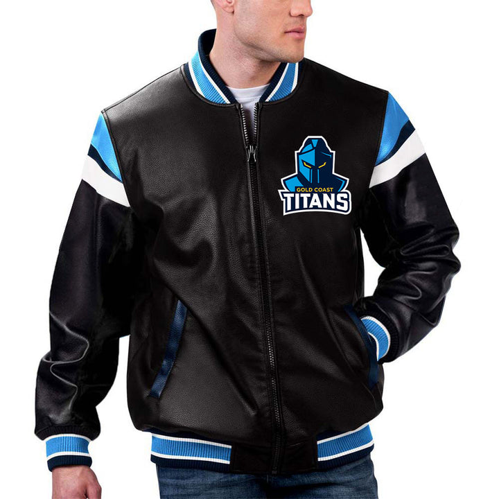 NRL Gold Coast Leather Jacket for Men and Women in USA