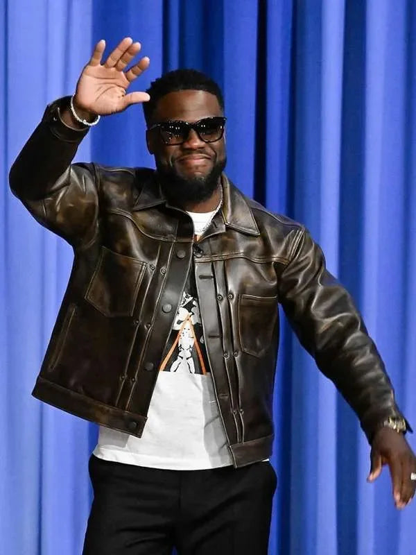 Luxury Leather Jacket from Fight Night The Million Dollar Heist by Kevin Hart
