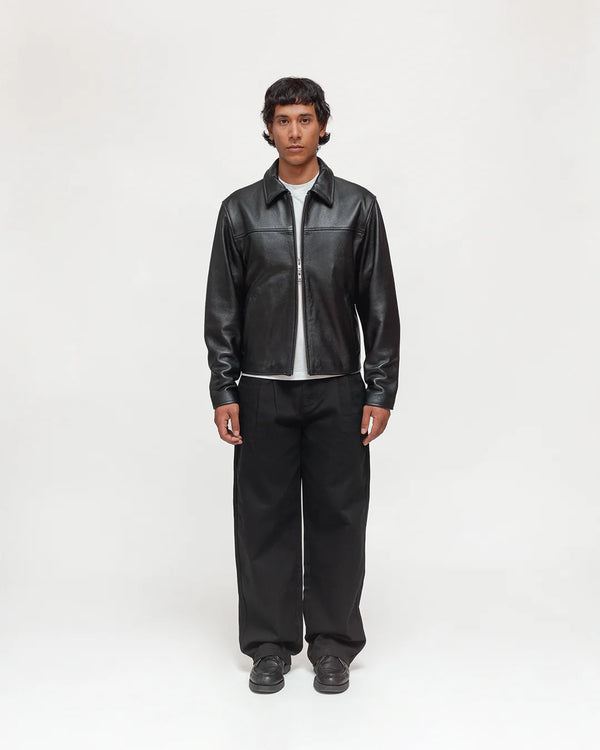 Shop Men Black Leather Jacket