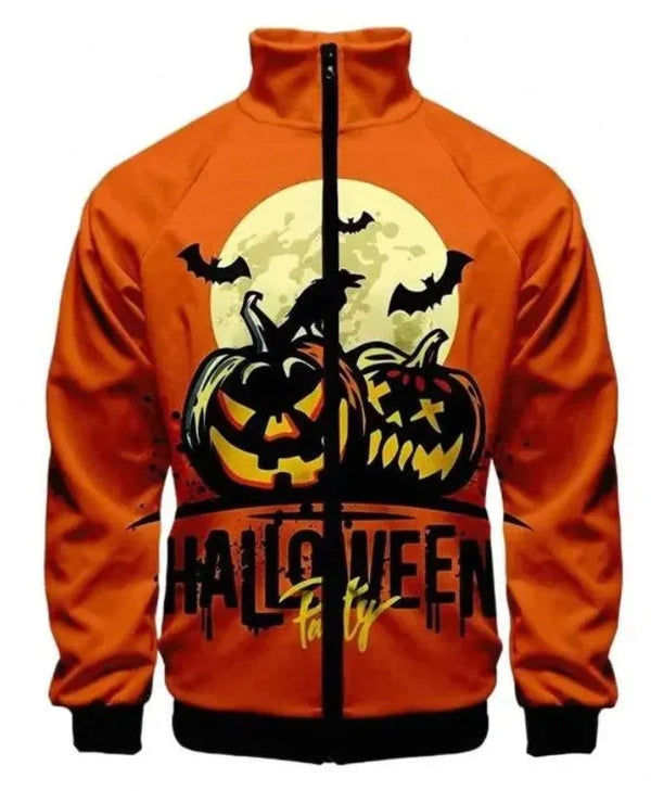 Shop Halloween Party 2025 Pumpkin Orange Jacket