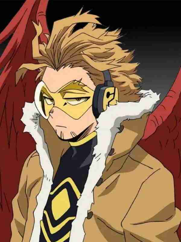 Shop My Hero Academia Hawks Brown Shearling Jacket