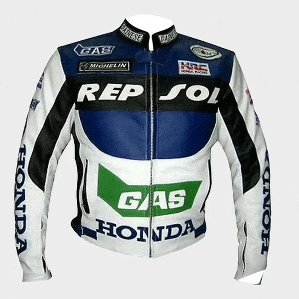 Honda_Repsol_Gas_Motorcycle_Biker_Leather_Jacket_Front