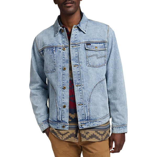 Denim Depot men's classic blue jean jacket in USA