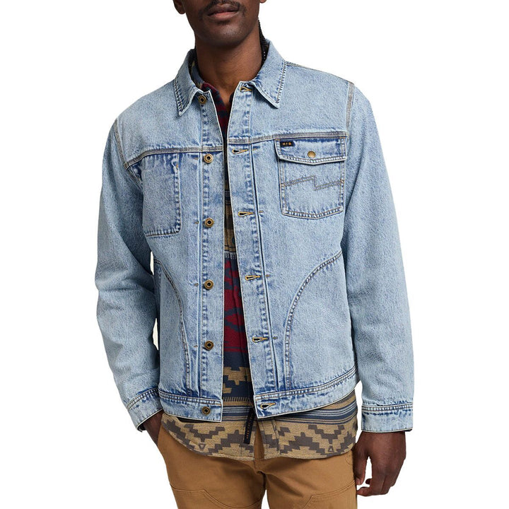 Denim Depot men's classic blue jean jacket in USA