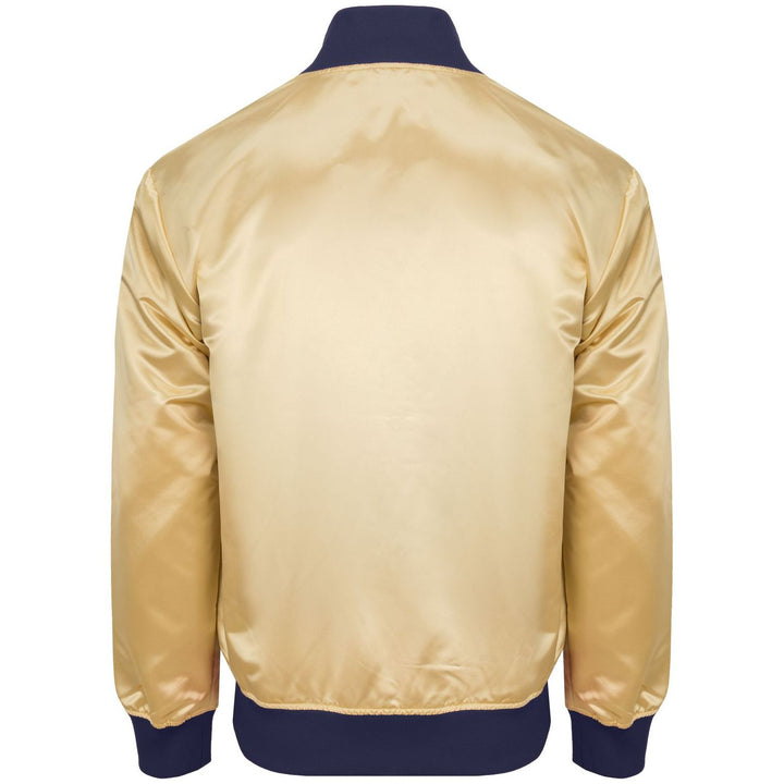 Lightweight satin Cowboys gold jacket

