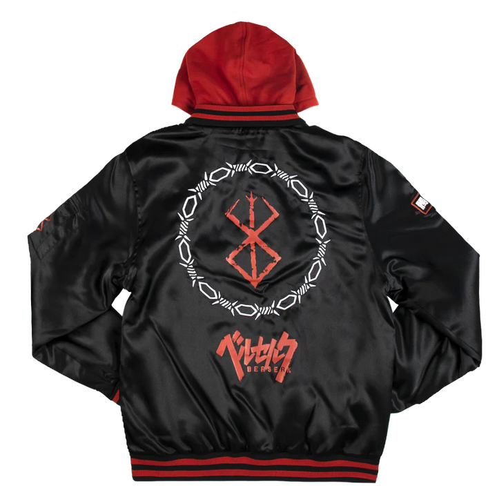 Unisex bomber jacket featuring Stigma of Sacrifice symbol in USA