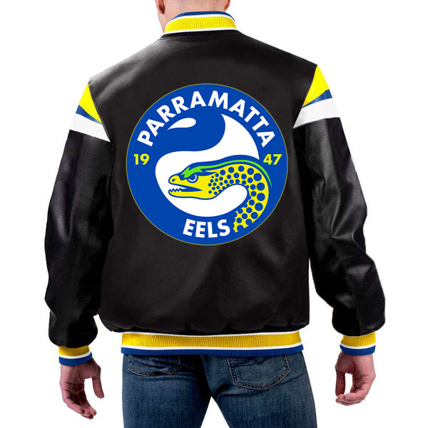 NRL Parramatta Leather Jacket by TJS