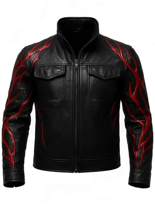 Shop Prototype Black Leather Jacket