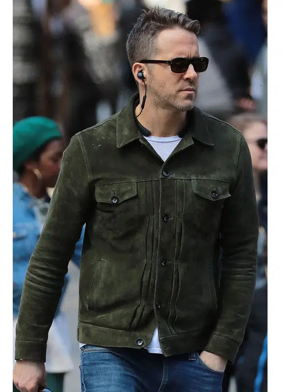 Red Notice Ryan Reynolds Jacket in UK