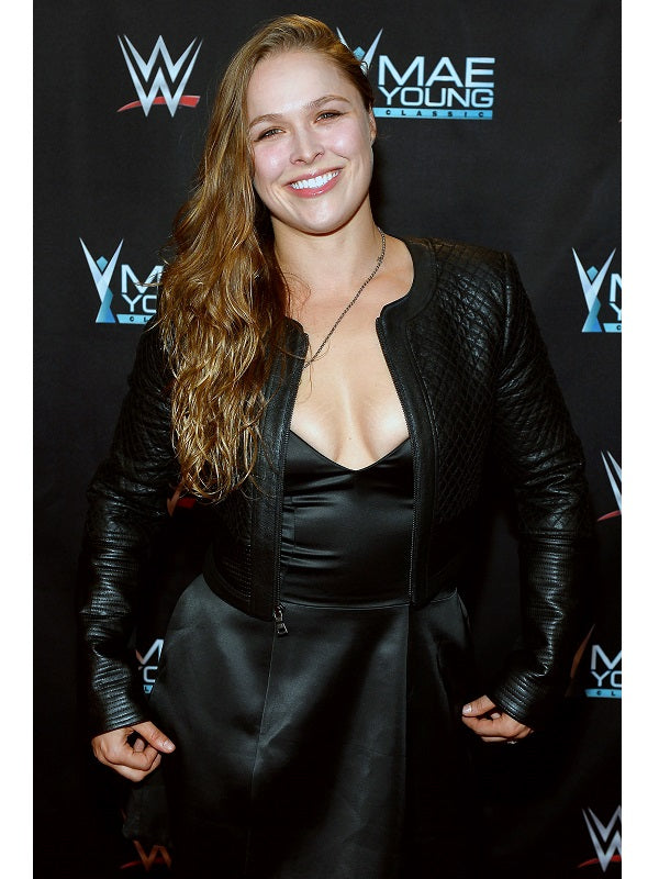 Ronda Jean Rousey Stylish Quilted Jacket