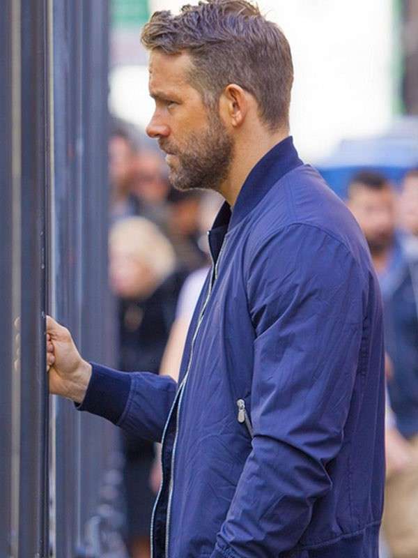 6 Underground Ryan Reynolds Bomber Jacket in American Style