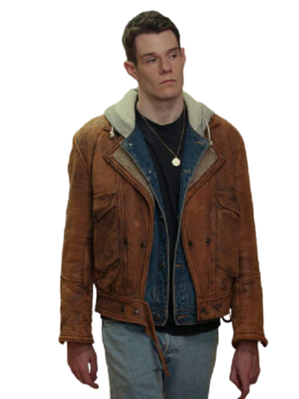 front view adam groff leather jacket