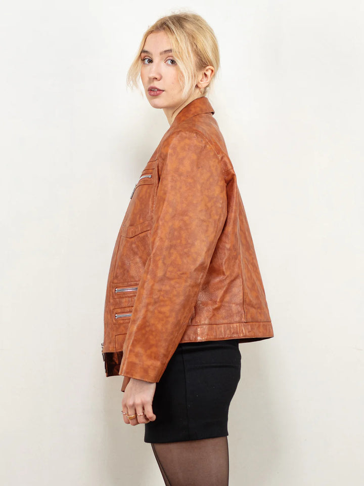 Vintage Leather Women's Jacket Europe

