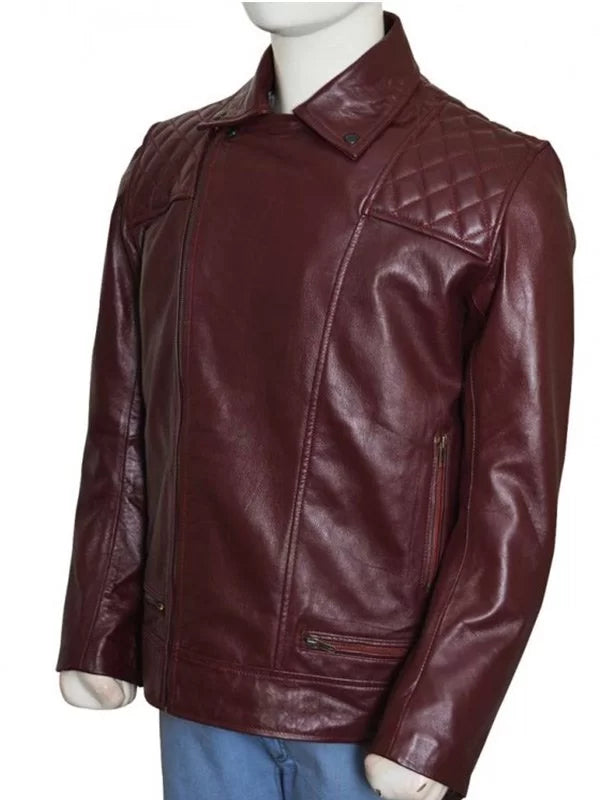 Stylish brown WWE leather jacket