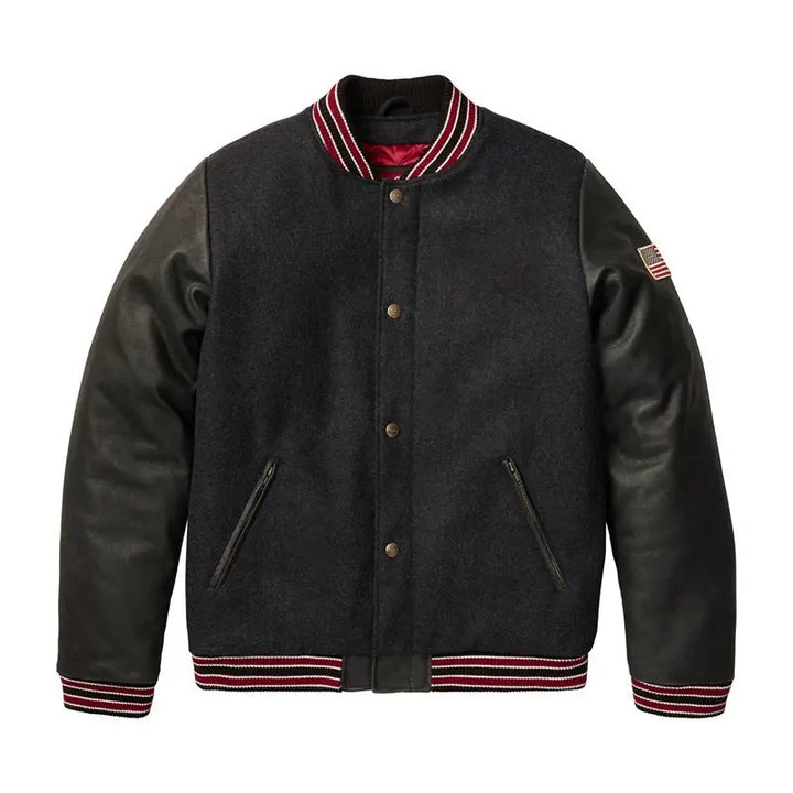 High-Quality Men's Premium Varsity Jacket with Embroidered Detailing in United State Market