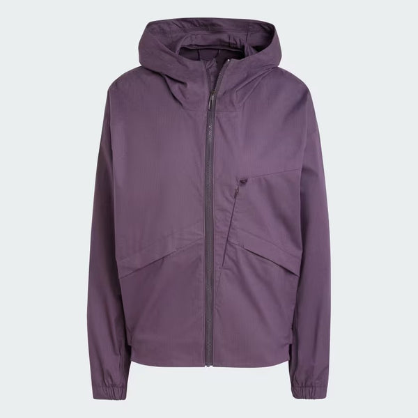 Women's purple windbreaker jacket in USA