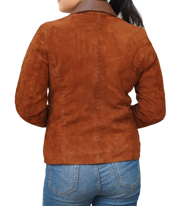 European Women's Suede Jacket
