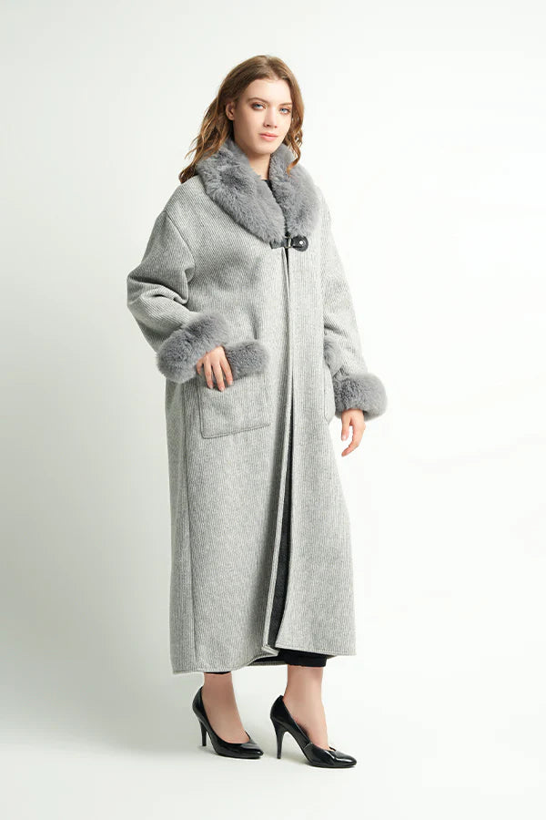 Stylish women long coat for winter wear in USA