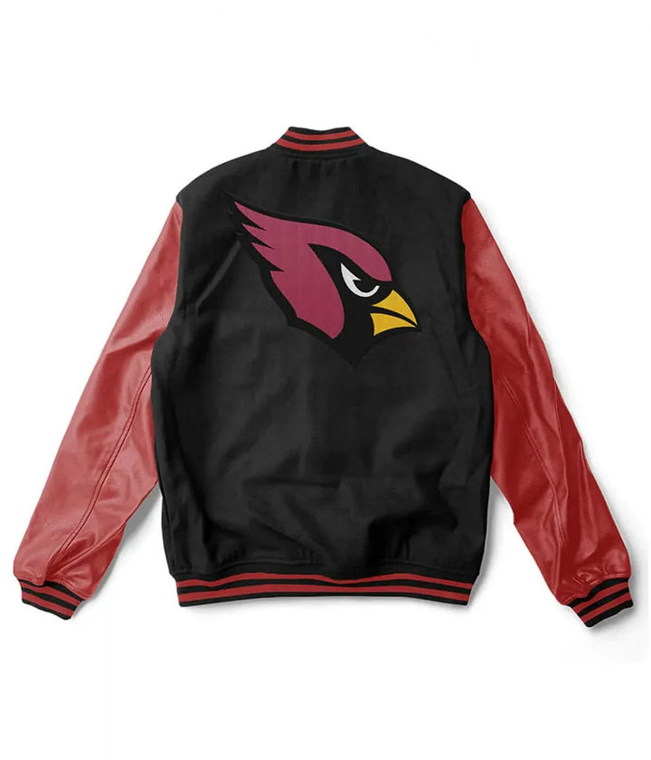 Men’s Black and Burgundy Varsity Jacket - Arizona Cardinals
