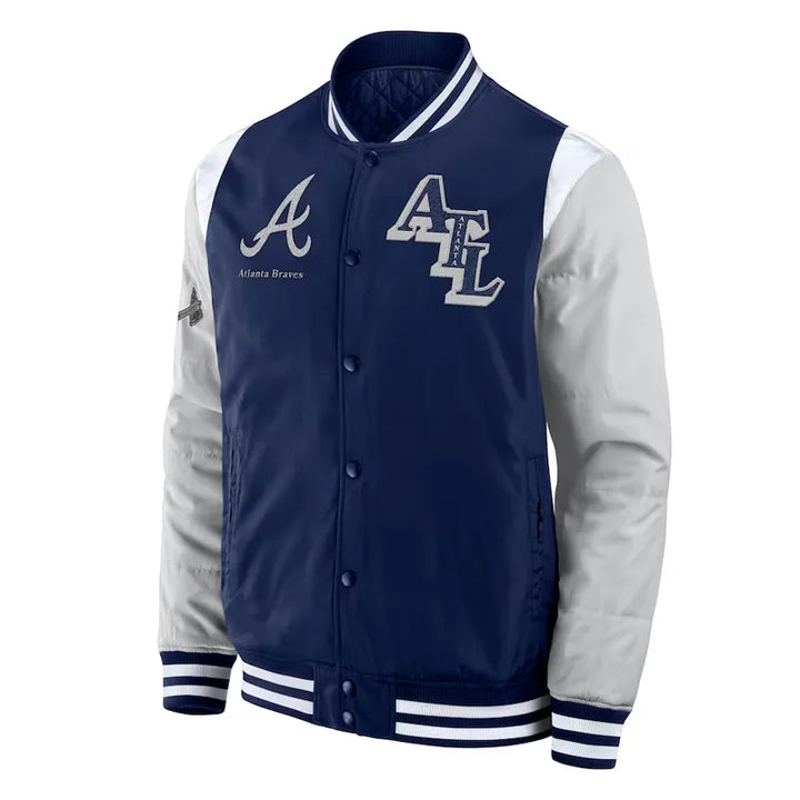 atlanta braves lightweight team jacket

