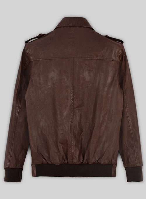 Steve Rogers inspired leather jacket


